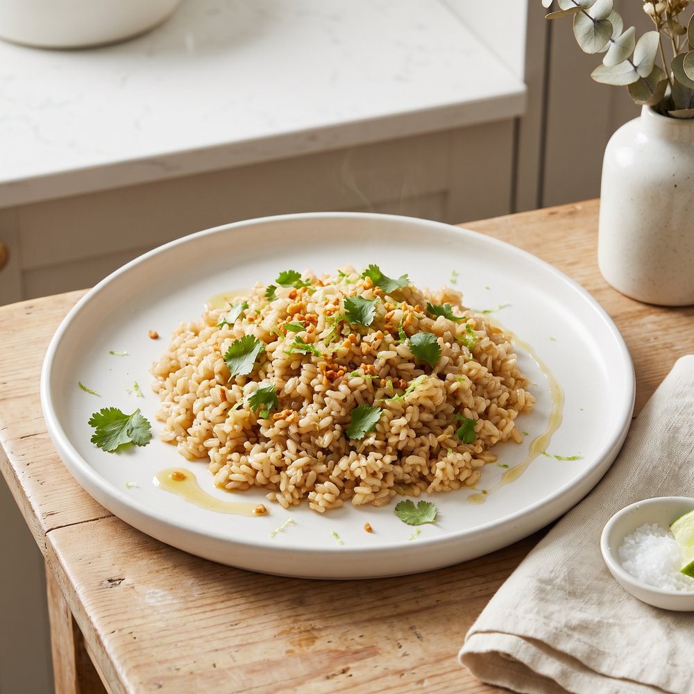 Copycat Chipotle Cilantro Lime Brown Rice