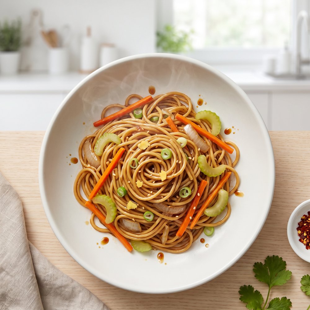 Stir-Fried Lo Mein-Style Noodles