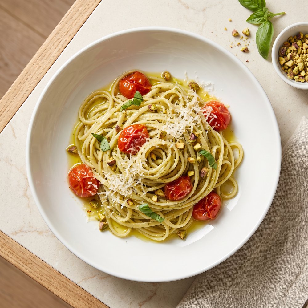 Lynne's Linguine con Pesto di Pistacchi