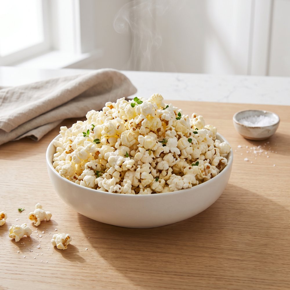 Brown-Bag Microwave Popcorn
