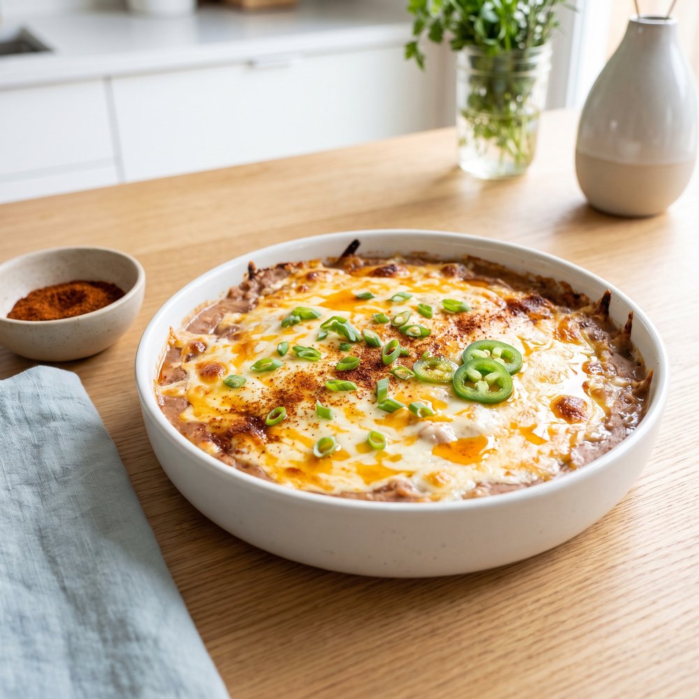Slow Cooker Hot Bean Dip