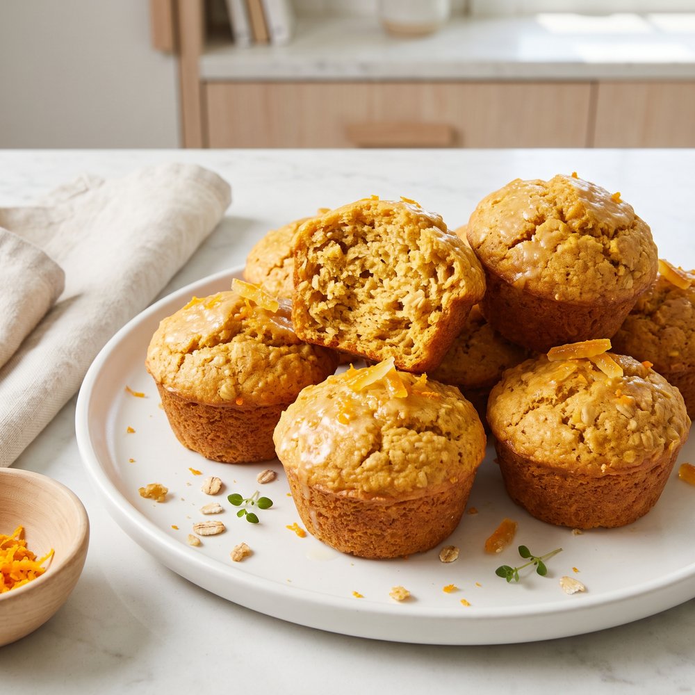 Vegan and Gluten-Free Orange Muffins