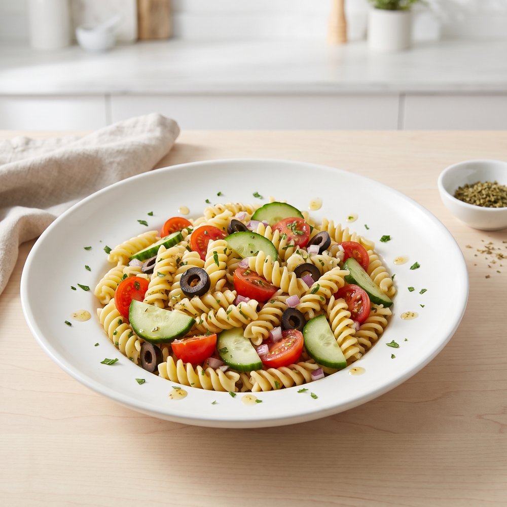 Chilled Rotini Pasta Salad