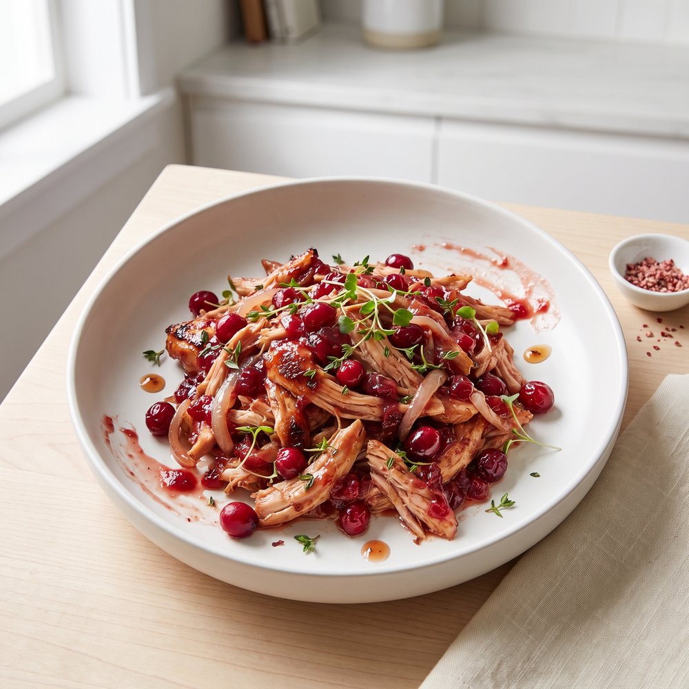 Crockpot Cranberry Catalina Chicken