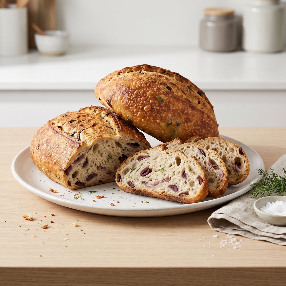 Mediterranean Olive & Red Onion Loaf