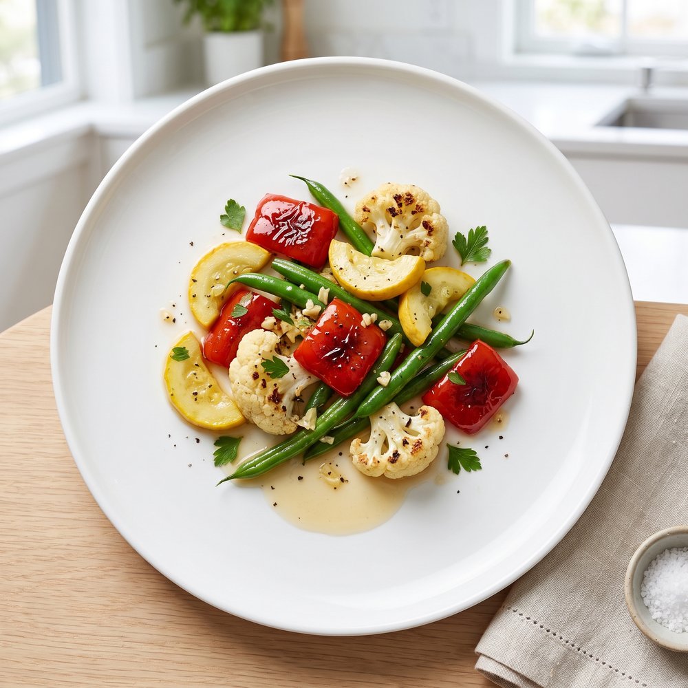 Garlic Skillet Vegetables