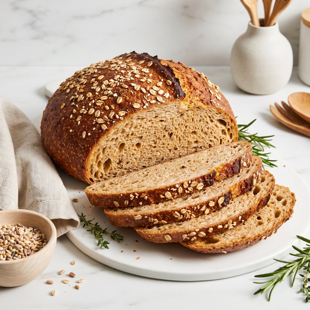 Hearty Wheat-Rye Crunch Bread