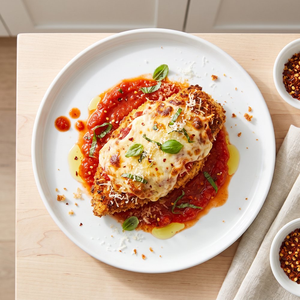 The Best Parmesan Chicken Bake