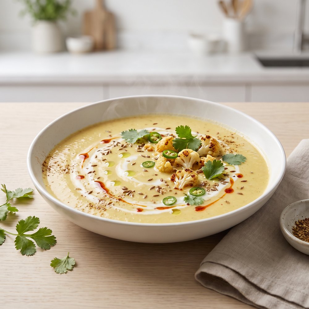 Curried Cauliflower Soup