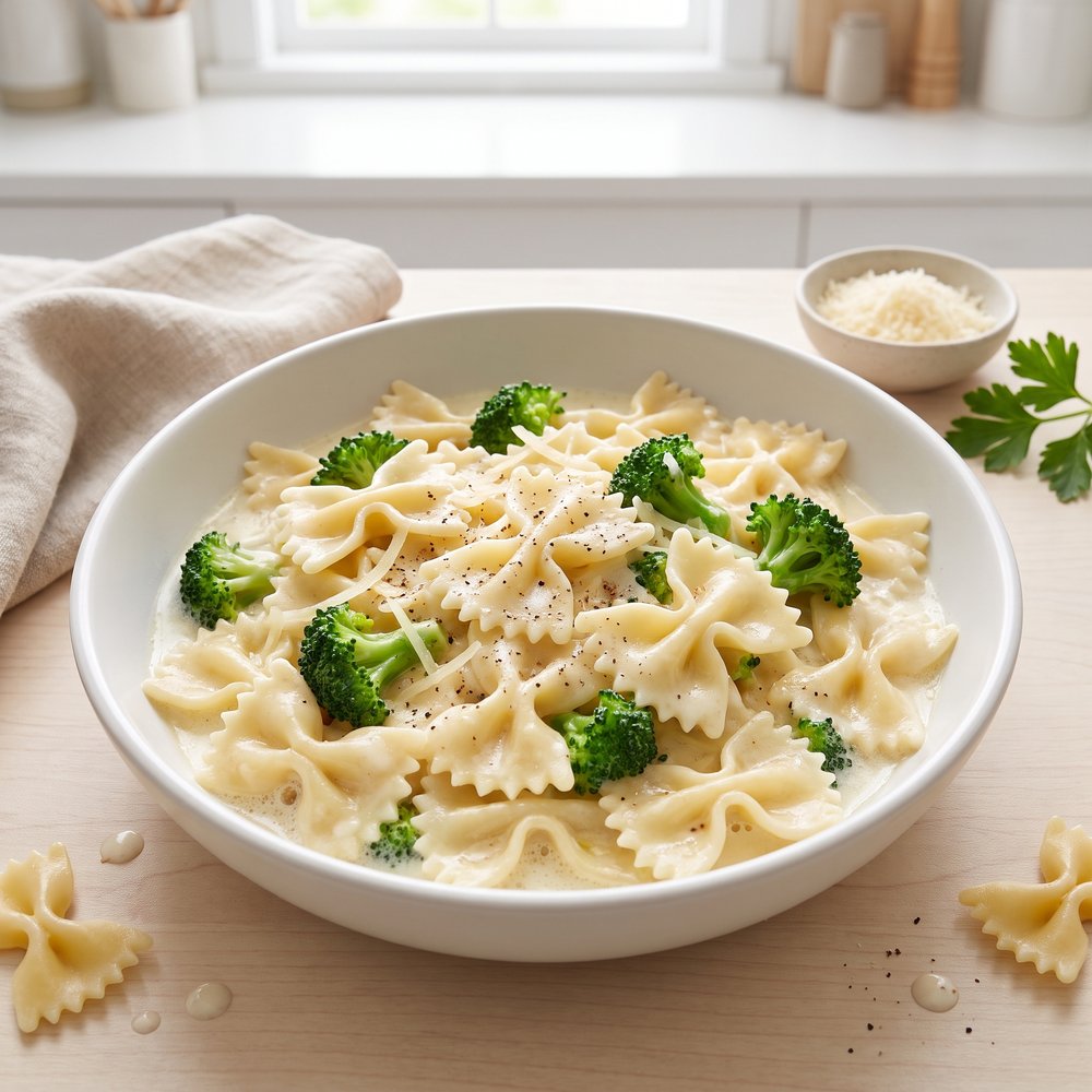 Broccoli Alfredo Pasta