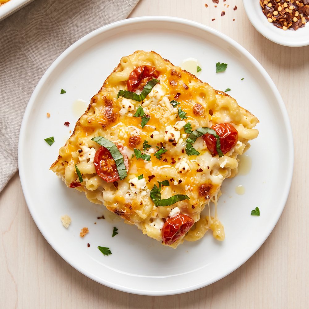 Four Cheese Macaroni Casserole