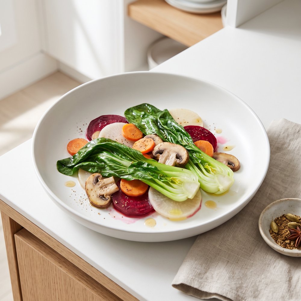 Bok Choy and Carrot Medley