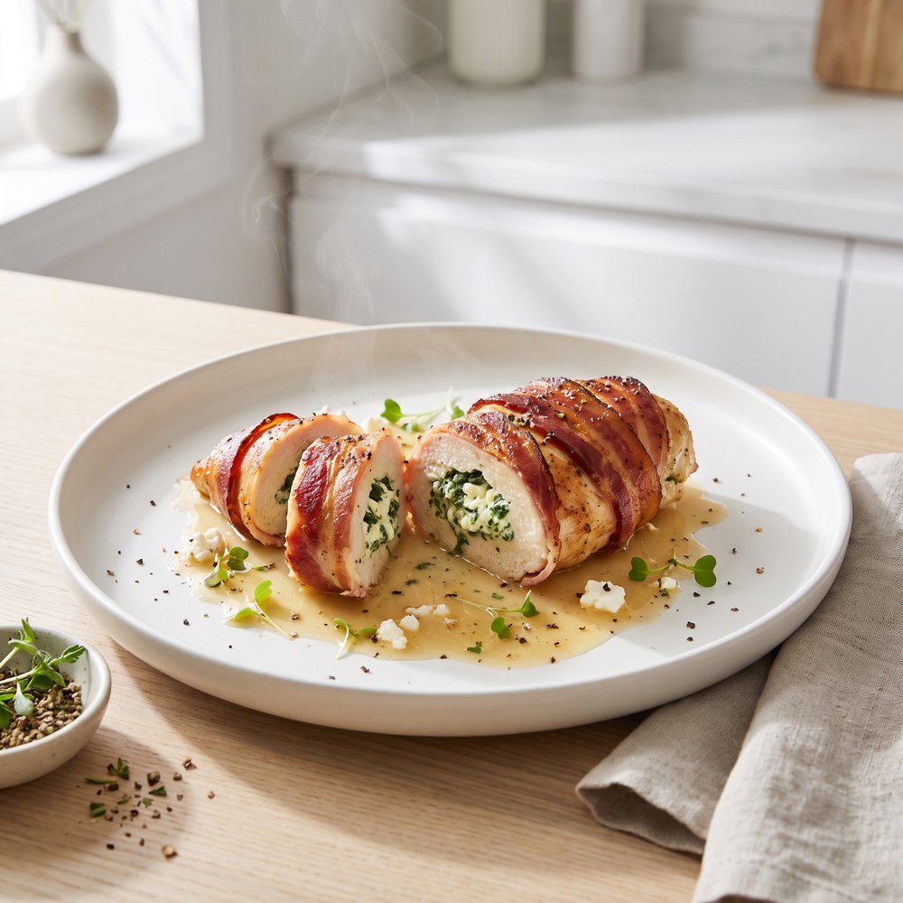 Spinach-Stuffed Chicken Breasts