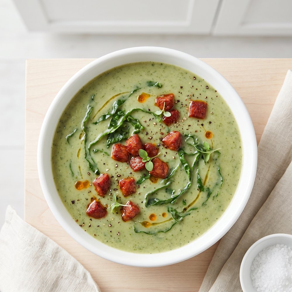 Low-Carb Caldo Verde with Smoky Chorizo