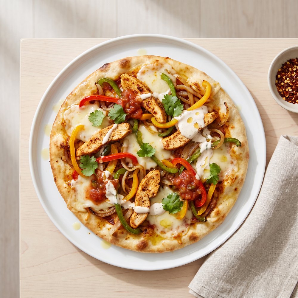 Fajita-Style Chicken Pizza