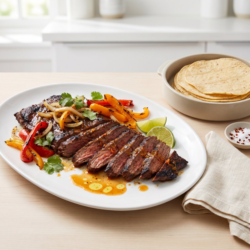 Citrus Asada Fajitas