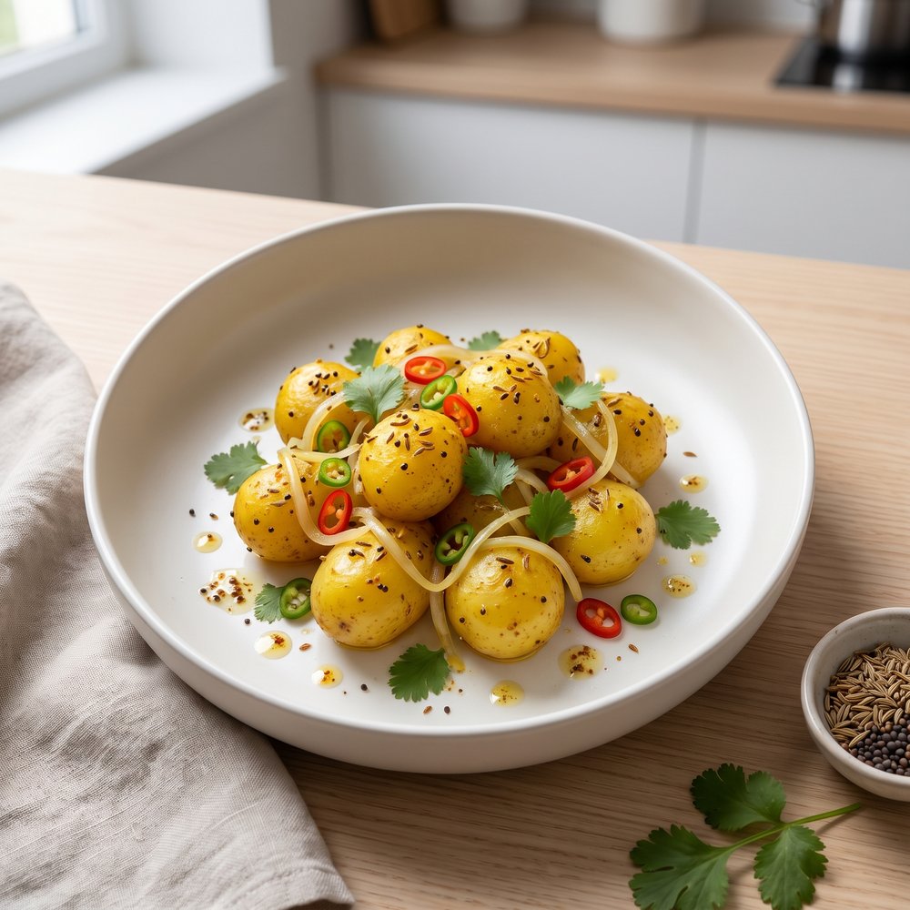 Spicy Slow Cooker Potatoes