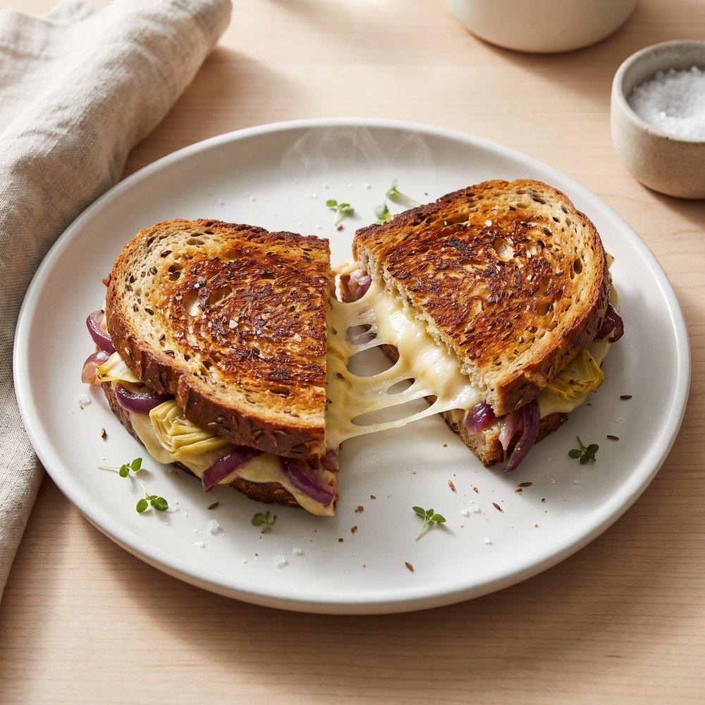 Gourmet Grilled Cheese on Rye