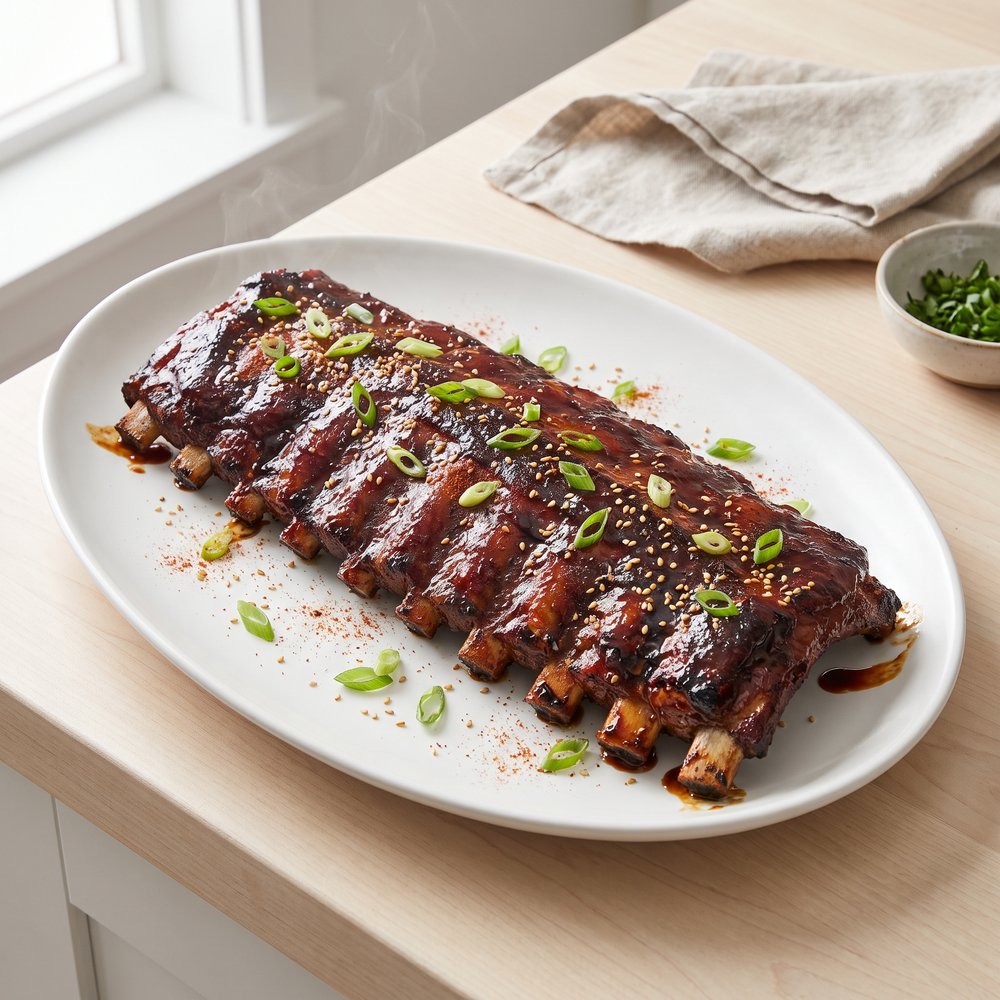 Easy Grilled Sticky Ribs