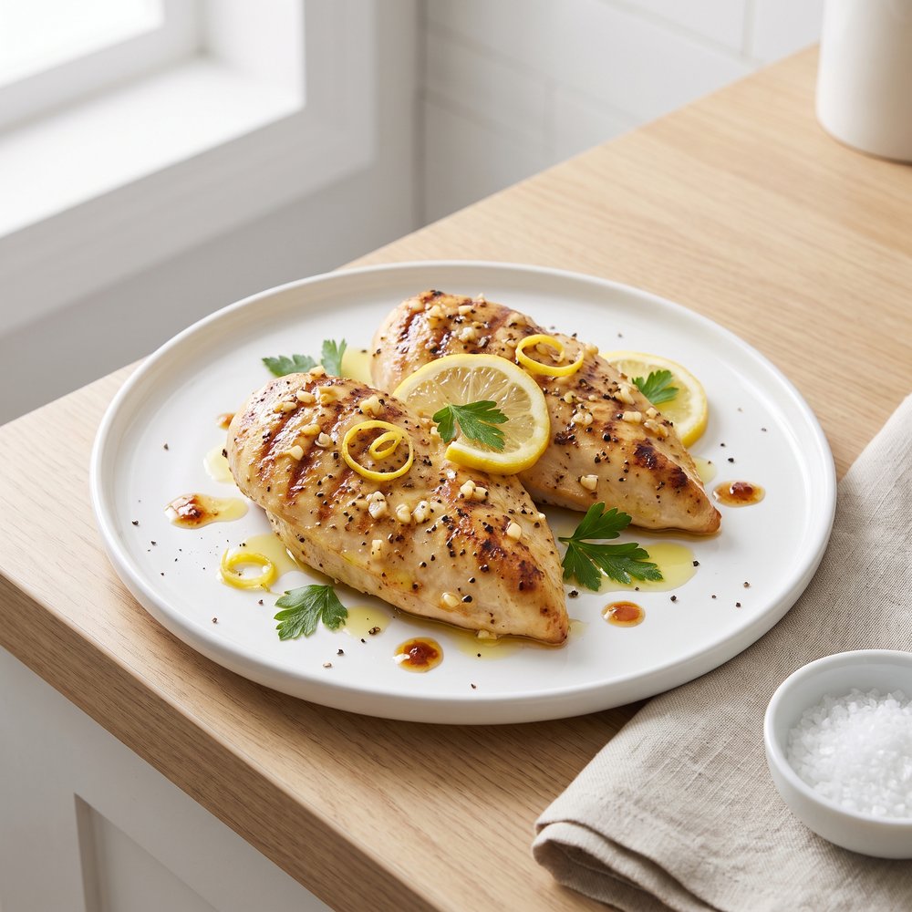 Citrus-Garlic Grilled Chicken Strips