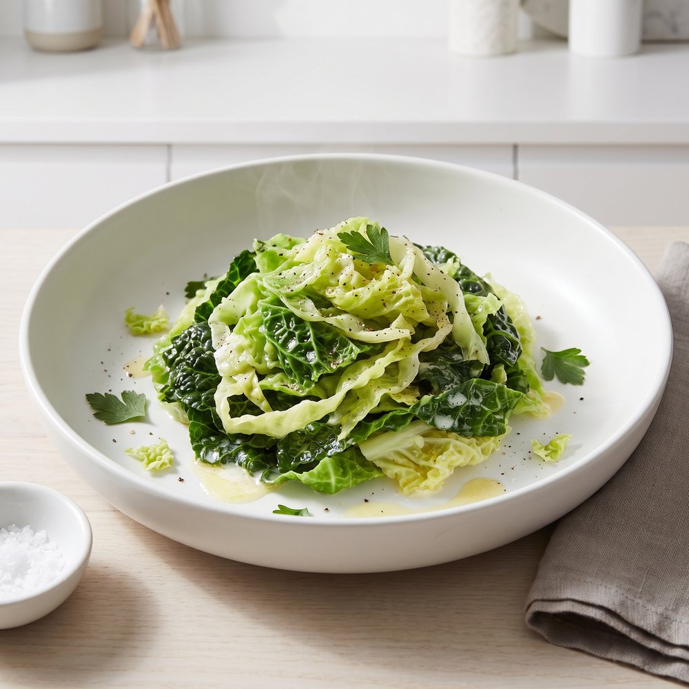 Creamy Savoy Cabbage Side