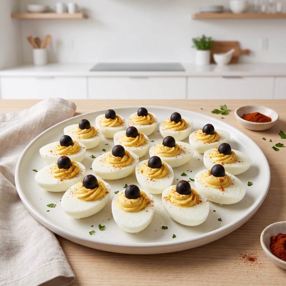 Fiery Deviled Eggs