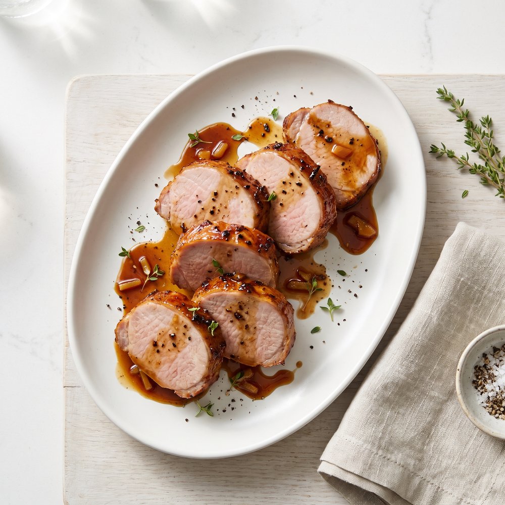 Brown Sugar–Ginger Glazed Roast Pork