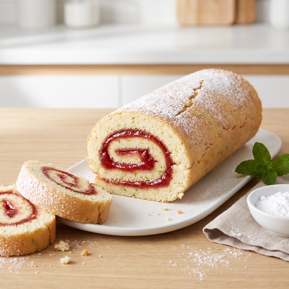 Guava-Filled Brazo Gitano (Guava Jelly Roll)