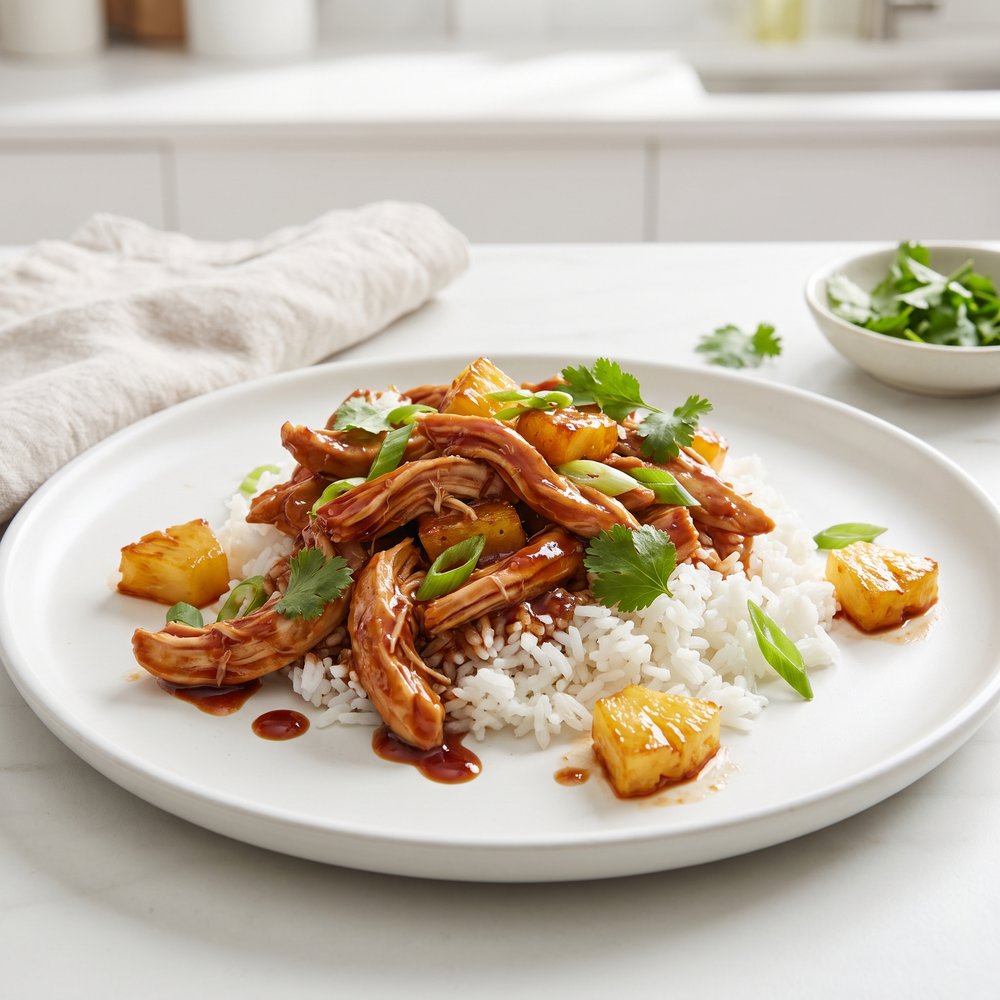 Crockpot Sweet-and-Tangy Pineapple Chicken