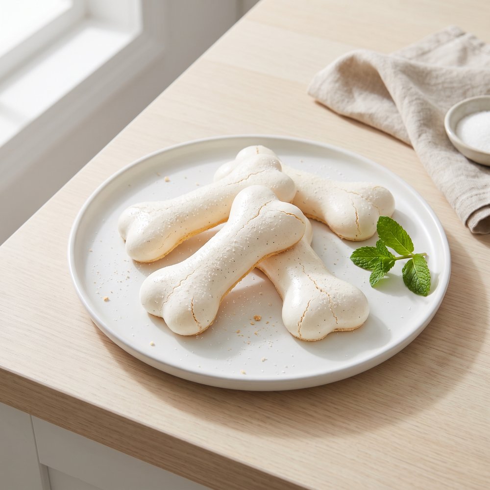 Vanilla Meringue Bone Cookies