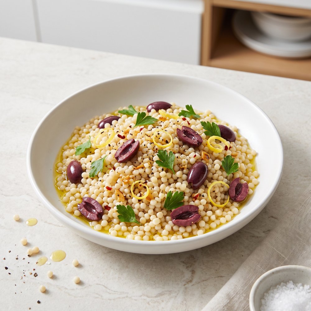 Olive-Studded Pasta Pearl Salad