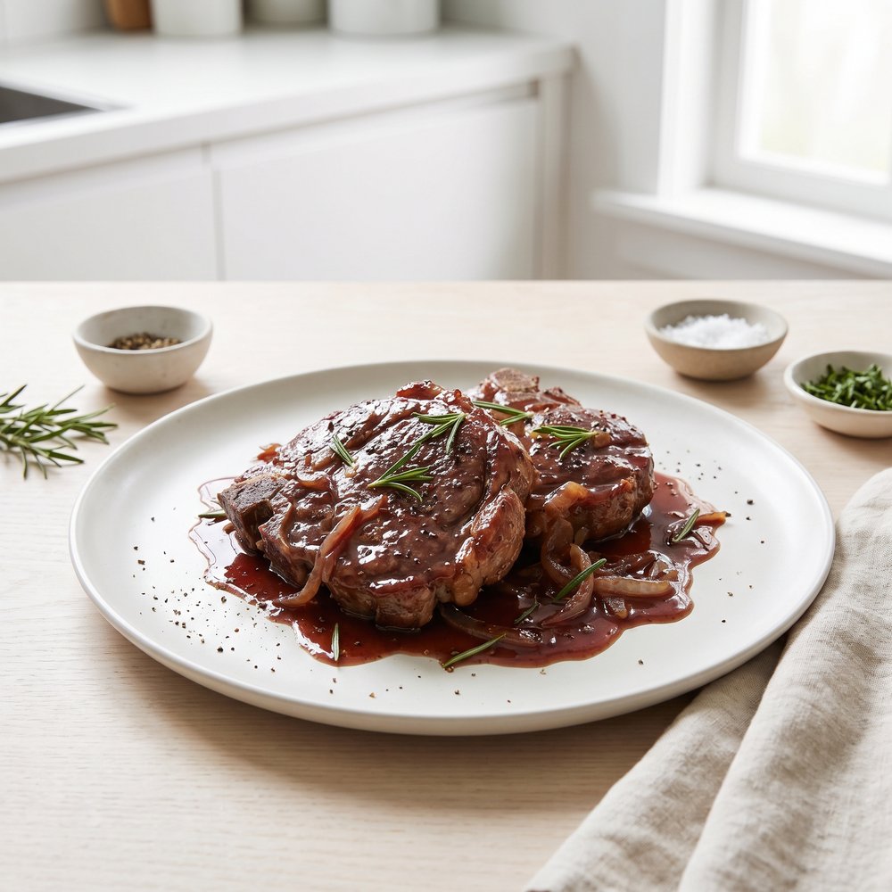Red Wine–Braised Lamb Shoulder Chops