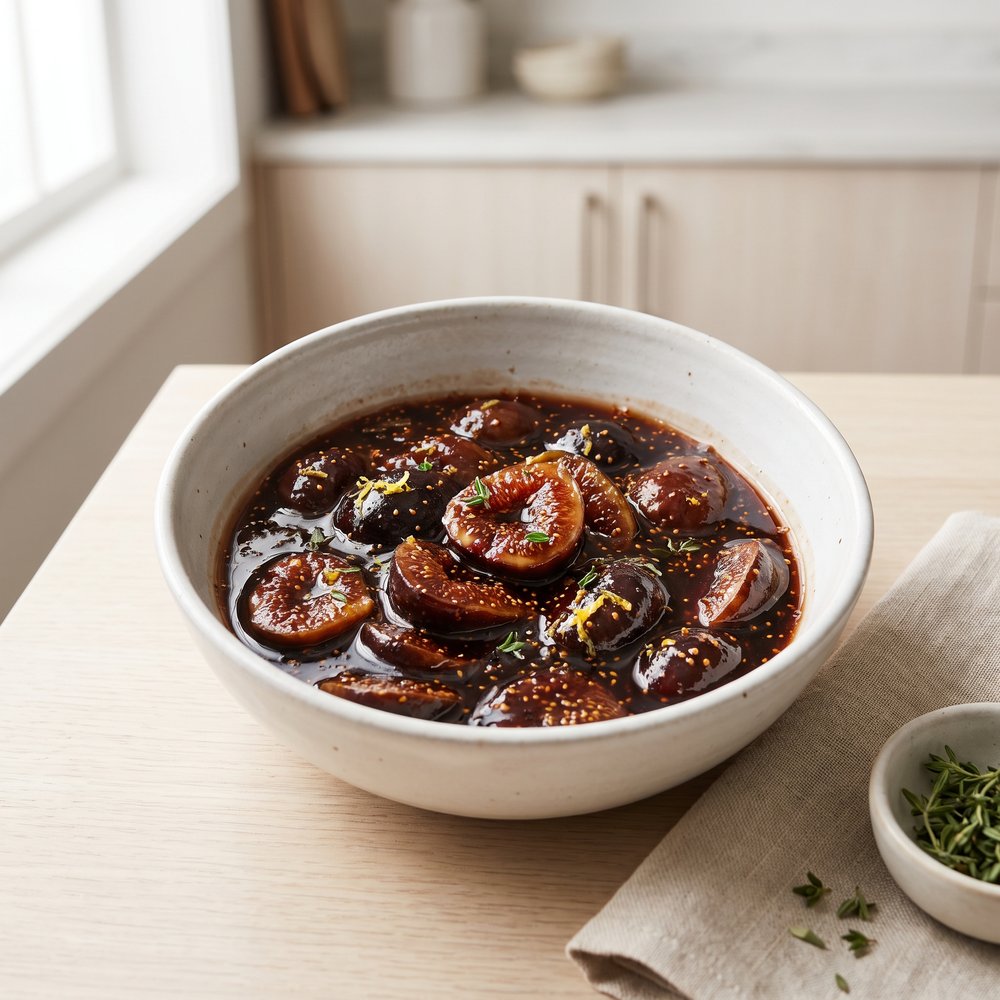 Bourbon-Balsamic Fig Compote