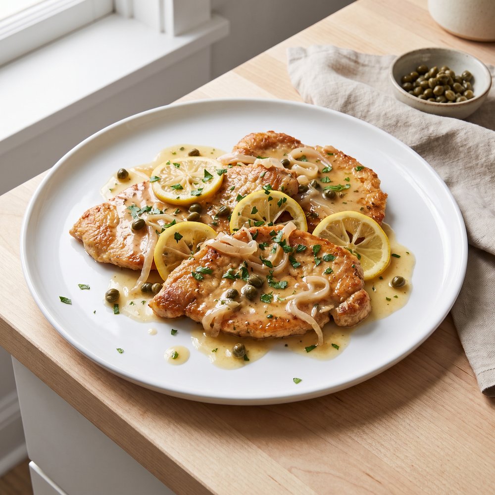 Bright Lemon Pork Piccata