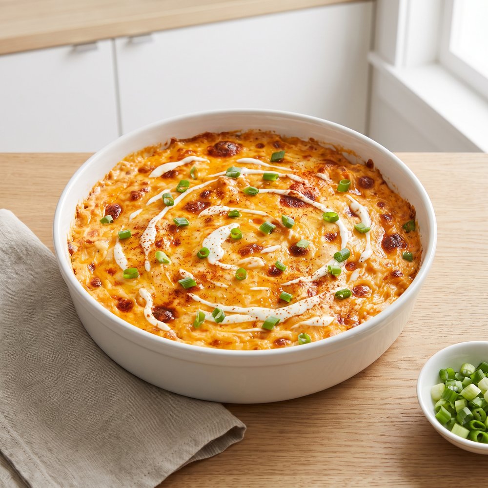 Buffalo Chicken Dip with Sour Cream
