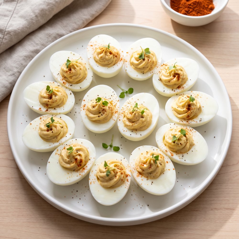 Sweet-Tinged Deviled Eggs