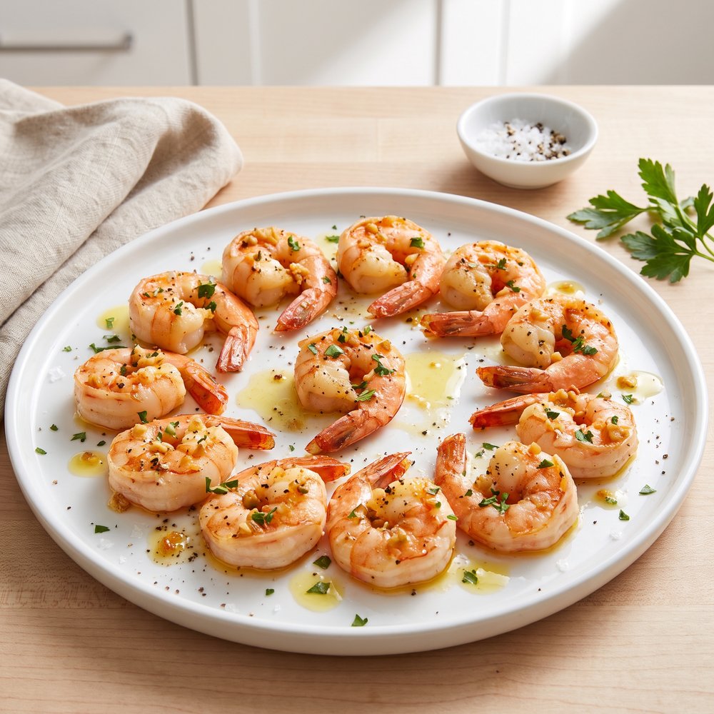 Oven-Roasted Garlic Butter Shrimp