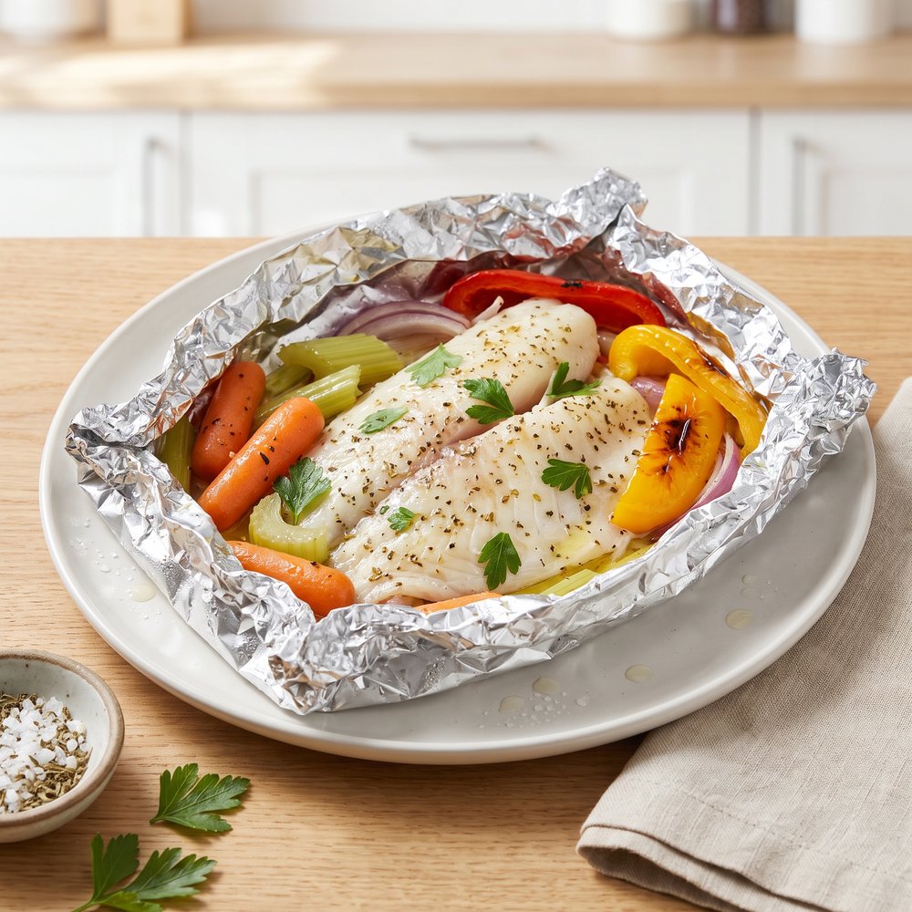 Vegetable Steamed Tilapia