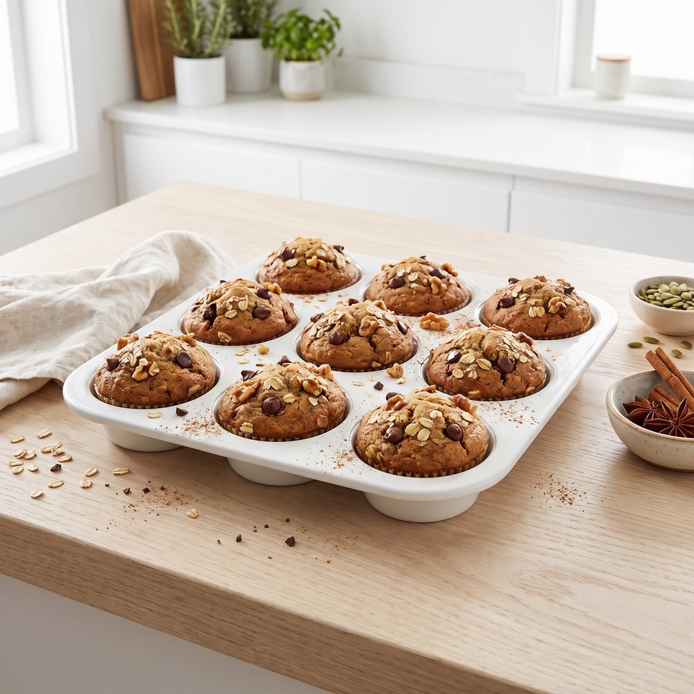 Banana Applesauce Seminary Muffins