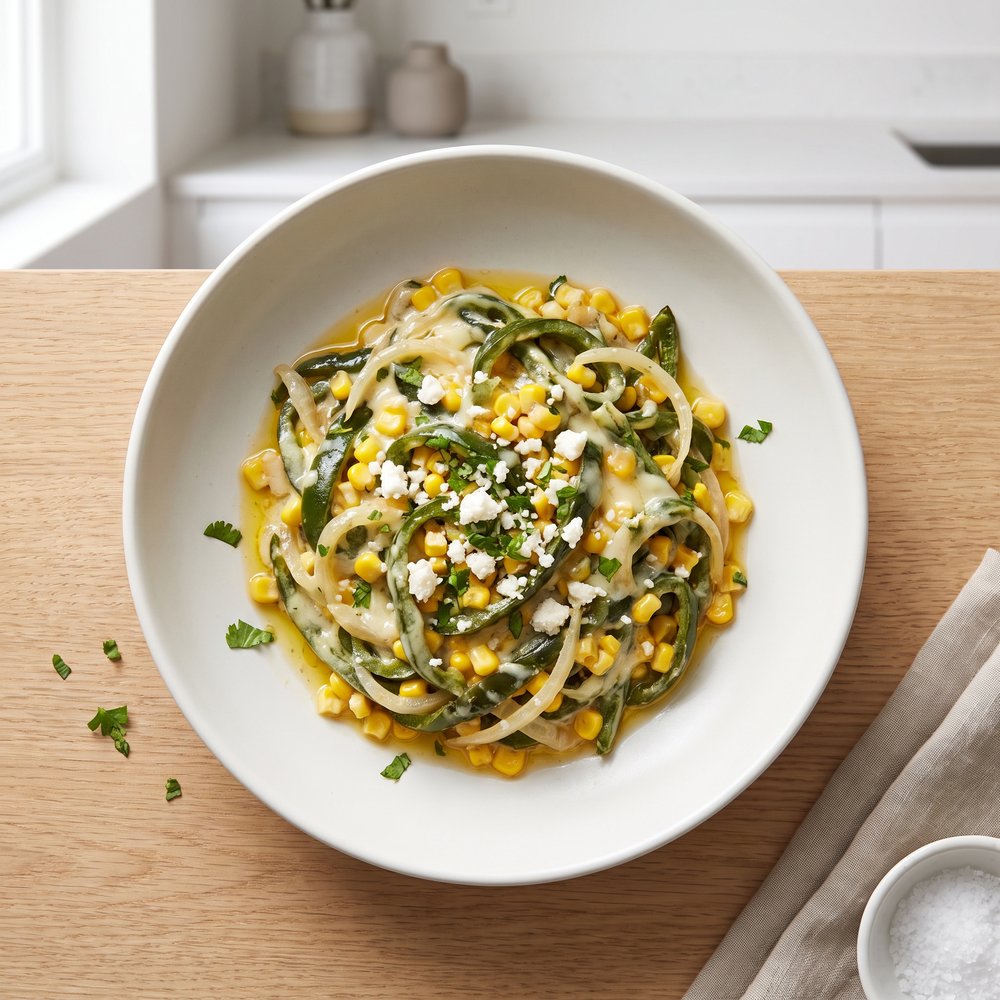 Rajas con Queso
