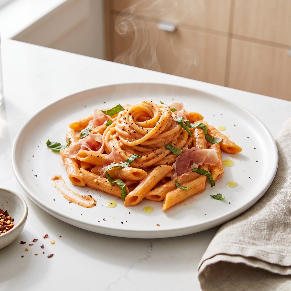Penne Russo with Vodka Cream Sauce