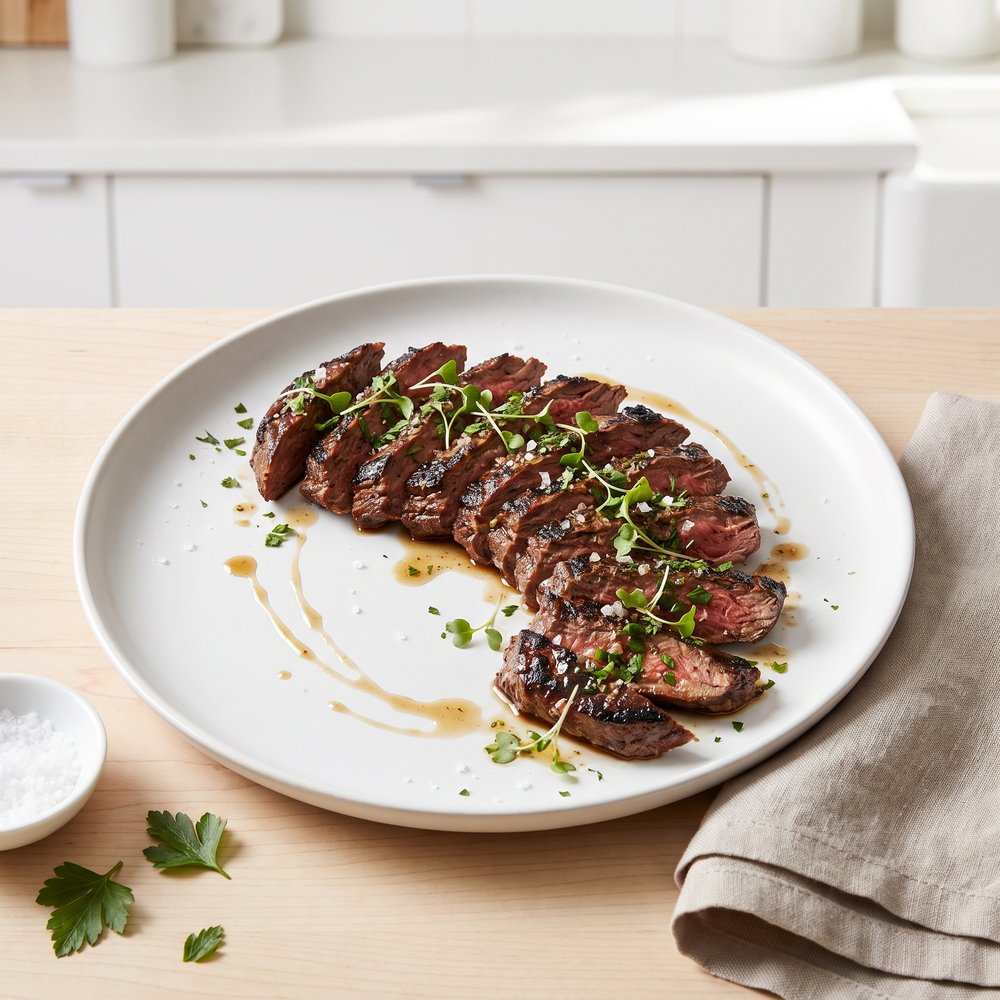 Grilled Stout Skirt Steak