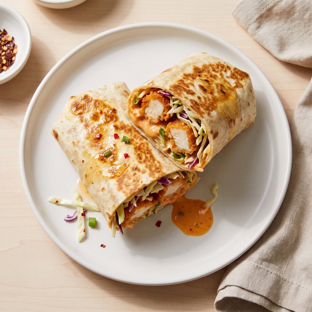 Bang Bang Chicken Burrito Wrap