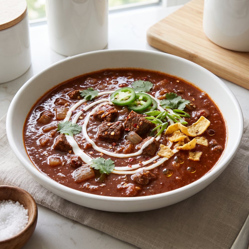Frank's Fiery Alabama Beer-and-Onion Chili