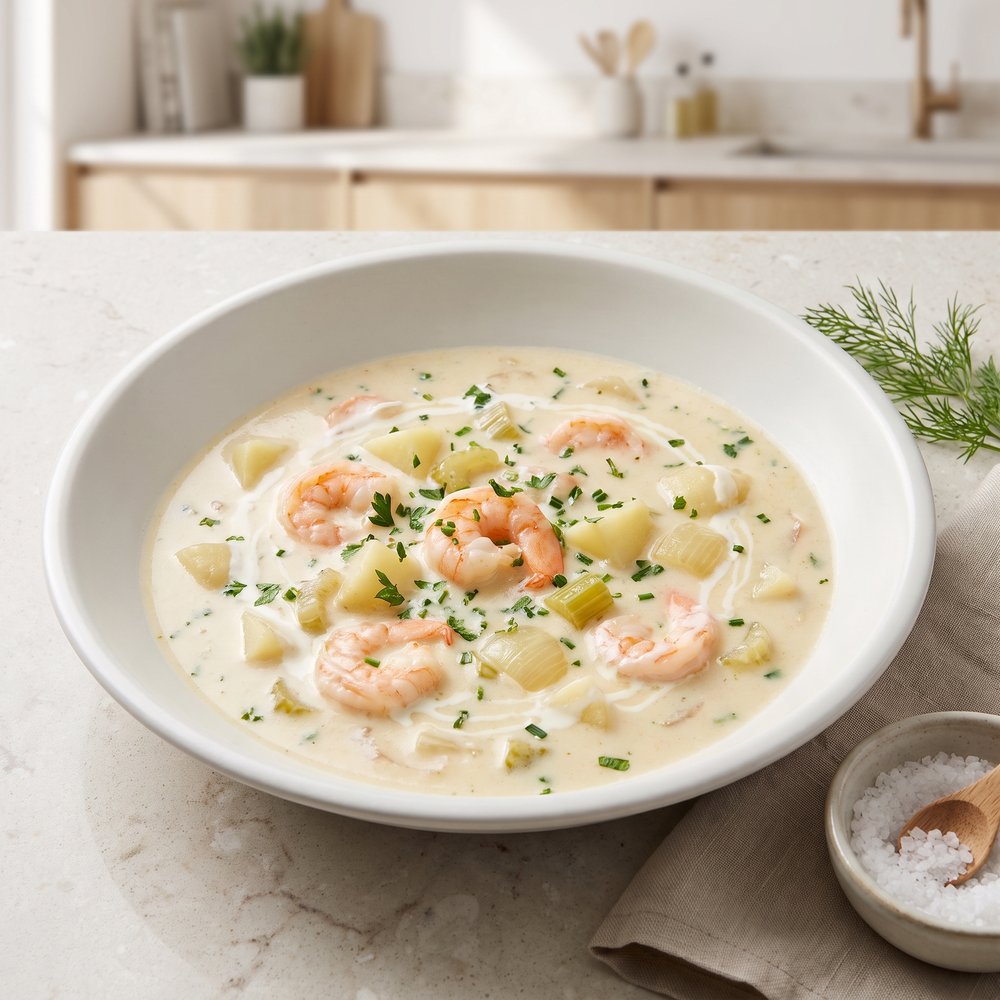 Creamy Shrimp and Potato Chowder