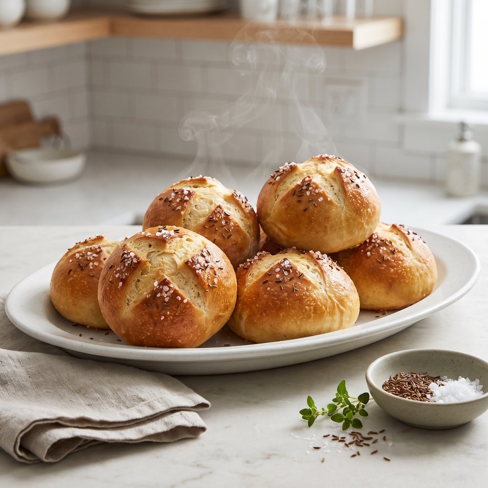 Chef John’s Caraway-Salt Kummelweck Rolls