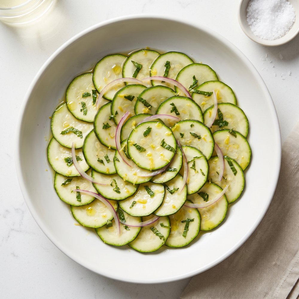 Herbed Zucchini Salad with Red Onion