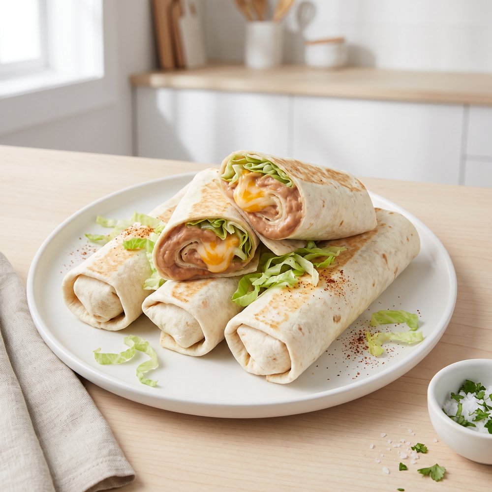 Pinto Bean and Cheese Burritos (Vegetarian)