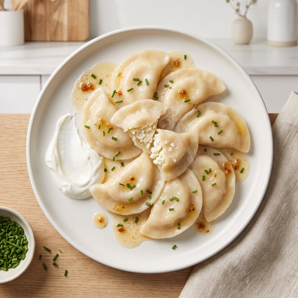 Cottage Cheese Pierogi Dumplings
