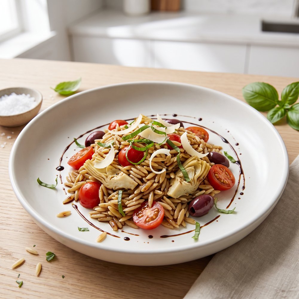 Orzo Tomato Artichoke Salad